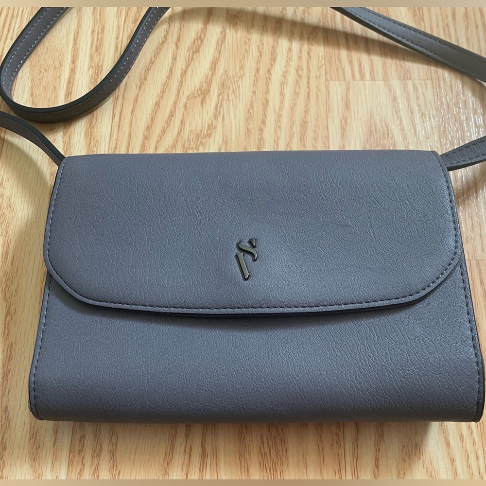 Gray Mini Crossbody Bag
